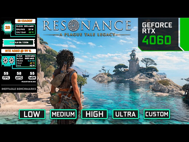 Resonance: A Plague Tale Legacy | RTX 4060 Benchmark – All Settings | 1080p & 1440p