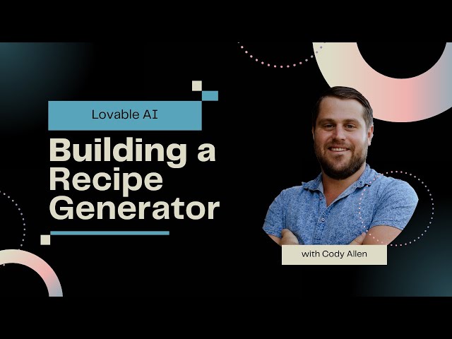 Using Lovable.dev to Build a High-Protein Meal Planning App with AI