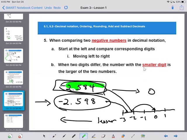Exam 3  Lesson 1  Decimal Notation Part 1