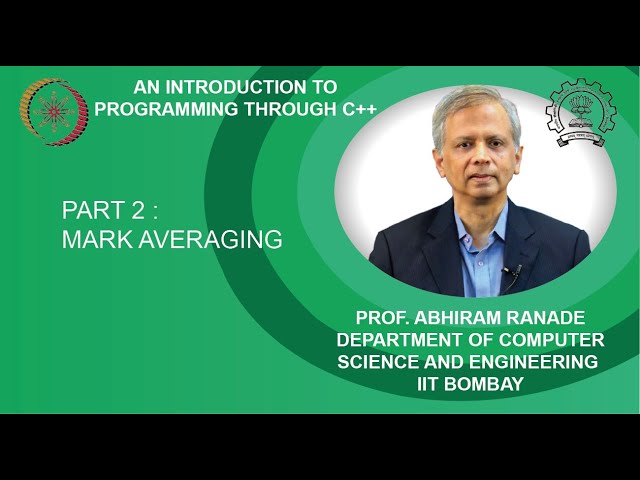 Lecture 7 Part 2 : Mark averaging