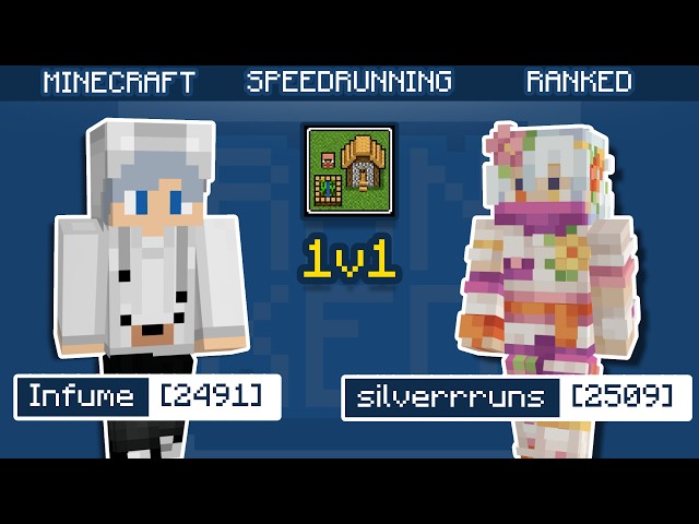 WOULD HE HAVE WON IF HE HADN'T ..? | Silverrruns vs Infume | MCSR Ranked | Minecraft Speedrun