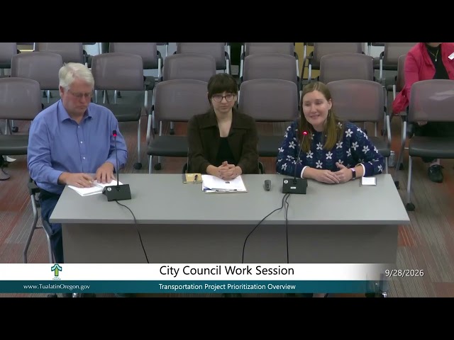 City Council Work Session - September 28, 2026