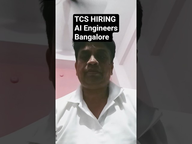 TCS Gen AI Engineer Hiring 2026 | Generative AI & Agentic AI Jobs | Bengaluru