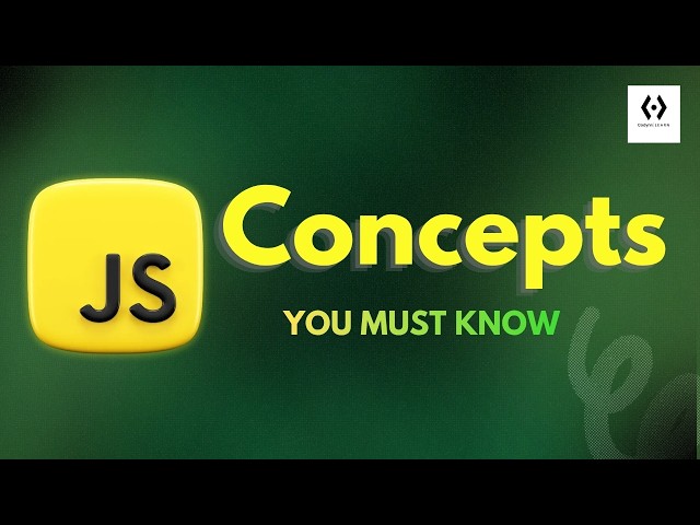 7 JavaScript Concepts You MUST Know in 2026