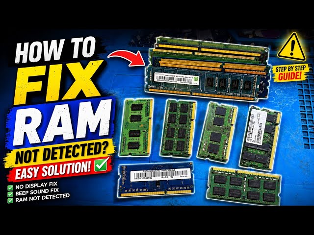 How to Repair Laptop RAM | Complete Step-by-Step Tutorial 🔧