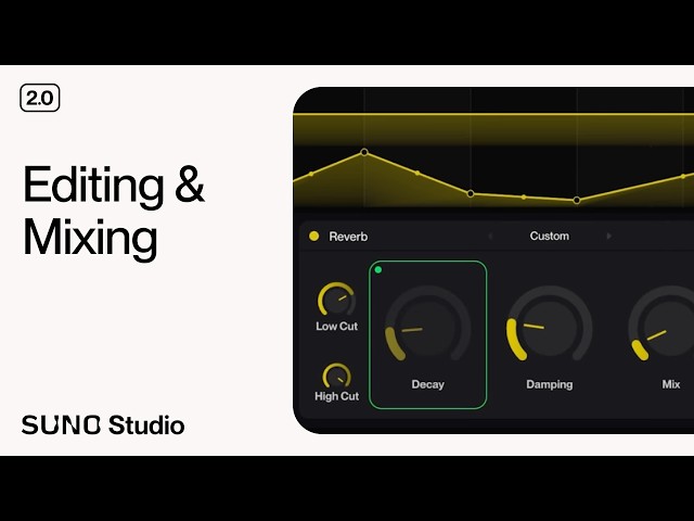 Editing & Mixing in Suno Studio 2.0