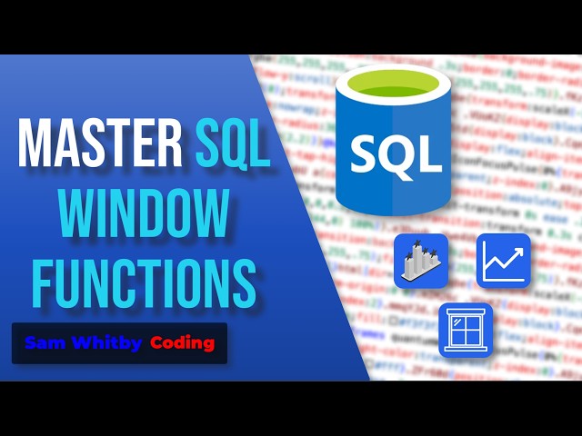 SQL Window Functions Explained | OVER, PARTITION BY, RANK, LAG & LEAD