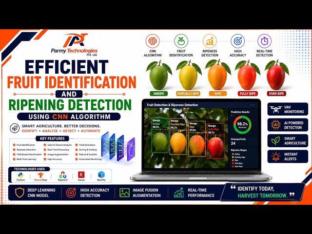 An Efficient Fruit Identification and Ripening Detection Using CNN Algorithm | Deep Learning & CV