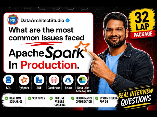 What are the most common Issues faced in Apache Spark in Production | Most Asked Interview Question