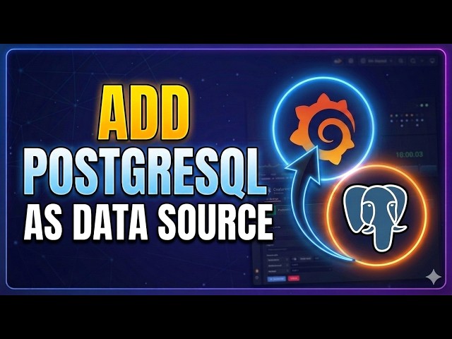 How to ADD POSTGRESQL as a DATA SOURCE in GRAFANA