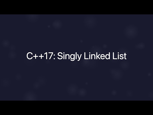 Singly Linked List