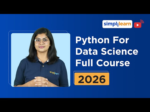 Python For Data Science Full Course 2026 [FREE] | Applied Data Science With Python | Simplilearn