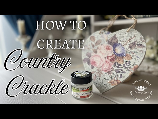 How to create country crackle effect | One Step Crackle Tutorial