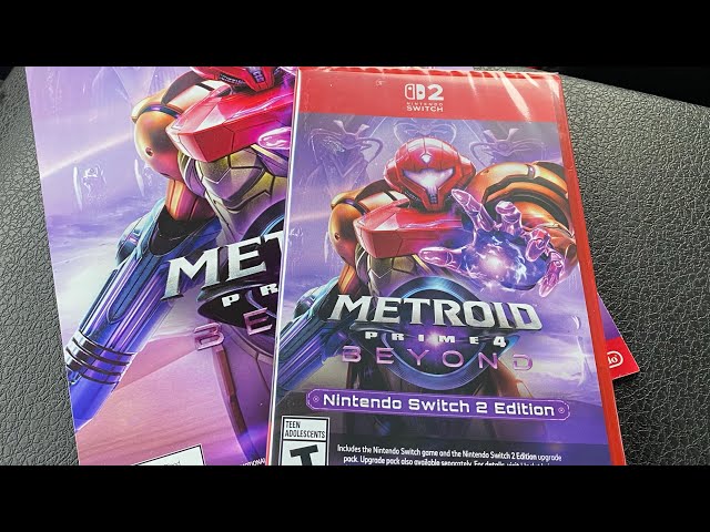Metroid Prime 4 BEYOND Nintendo Switch 2 unboxing