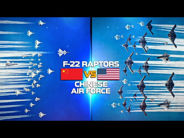 F-22 Raptor Vs Chinese Air Force | Stealth Package | Digital Combat Simulator | DCS |