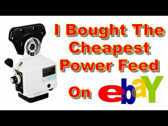 Installing the Cheapest Milling Machine Power Feed From eBay on a Bridgeport Milling Machine, Vevor