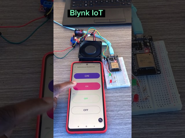 IoT project -  Blynk IoT Cloud with ESP32  #esp32 #iot #iotproject #electronics #electricals