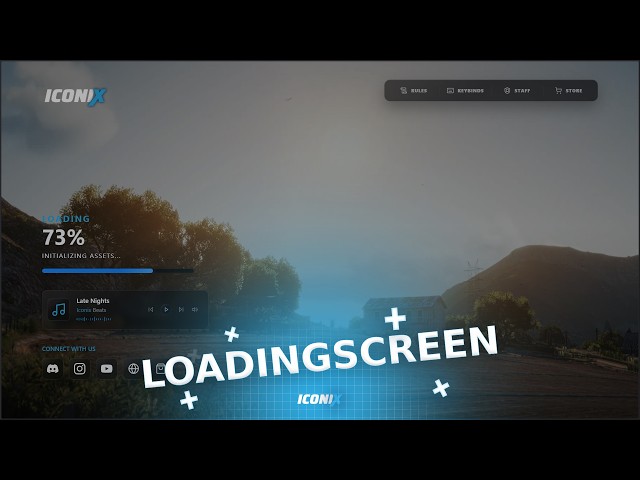 FREE FiveM Loading Screen UI (Better Than Paid Ones) | QBCore, ESX & Qbox