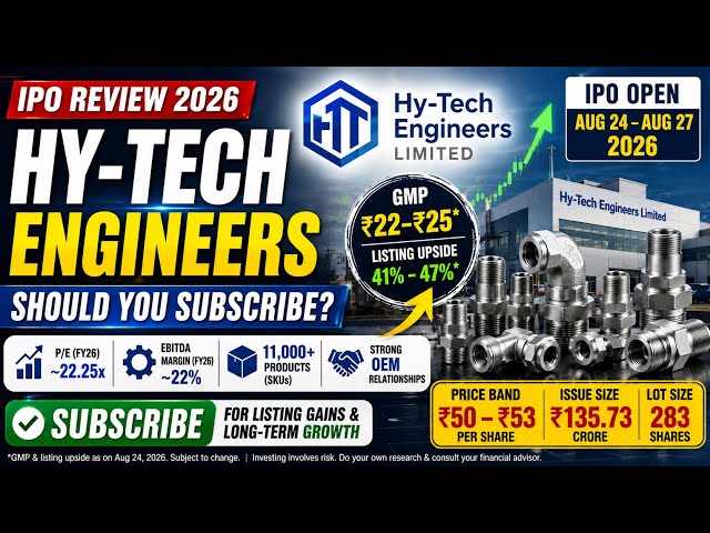 Hy-Tech Engineers IPO Review: Should You Subscribe? | GMP, Valuation & Risks
