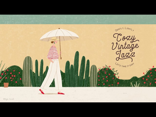 Cozy Vintage Jazz ☕ Gently, Lightly｜Soft & Relaxing 1930s–40s Jazz with Female Vocals