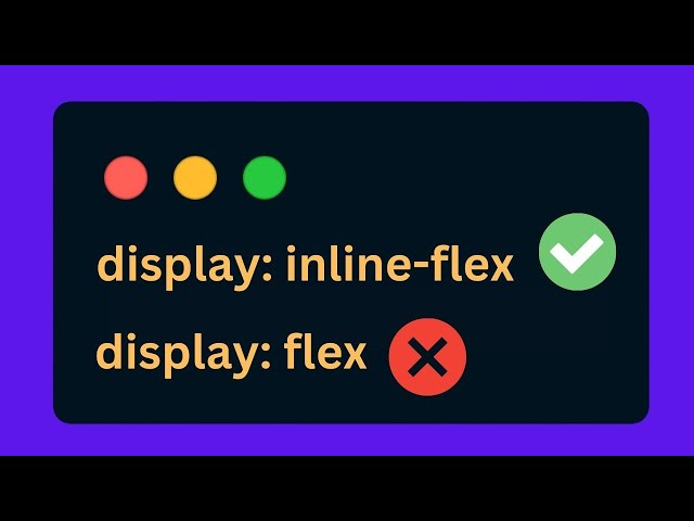 Don’t Let Your Layout Break! Use Inline-Flex Like a Pro!