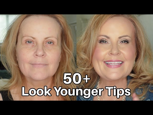 LOOK YOUNGER With Makeup Tips Tutorial 50+