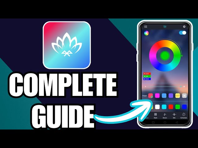 Lotus Lantern App User Guide (2026) - How to Control RGB LED Light Features