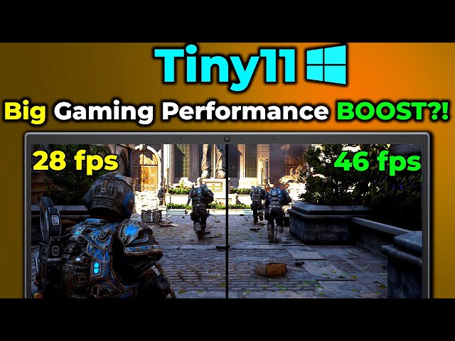 Tiny11 Big Gaming Performance Boost? | Ultra Light Weight Windows 11 | Ryzen R5 5500U | No Bloatware