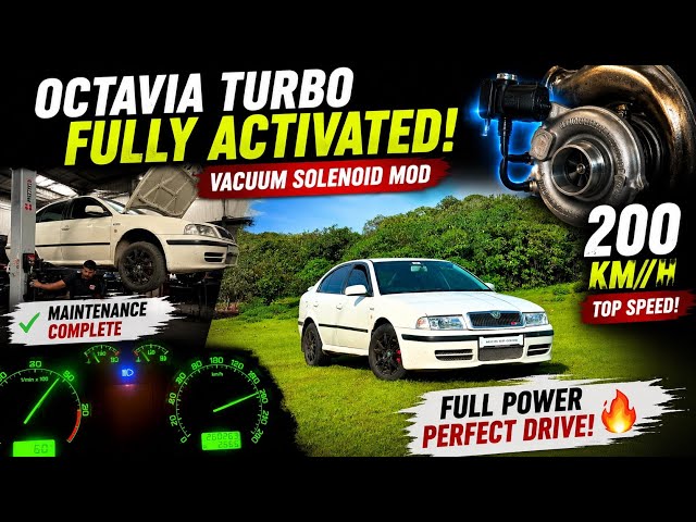 Octavia Turbo Problem SOLVED! 🔥 Vacuum Solenoid Activated | Full Power Test 1.9 tdi