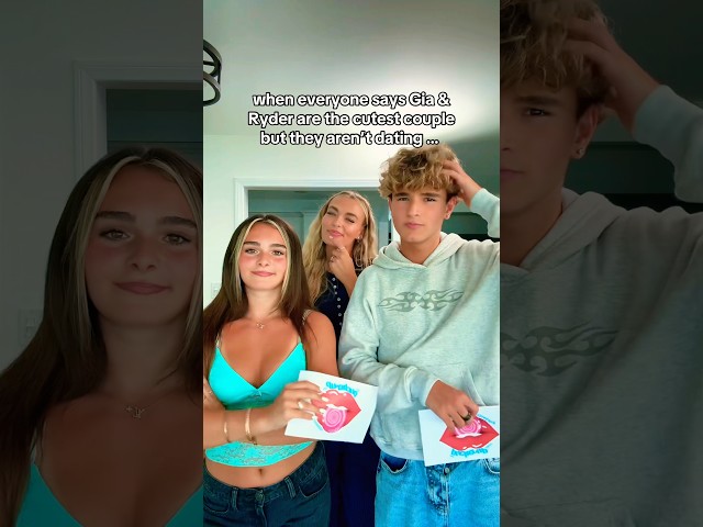 GIA & RYDER.. RIA.. are NOT dating! key word NOT 👀 #giarose #rydertully #ria #rocksqaud