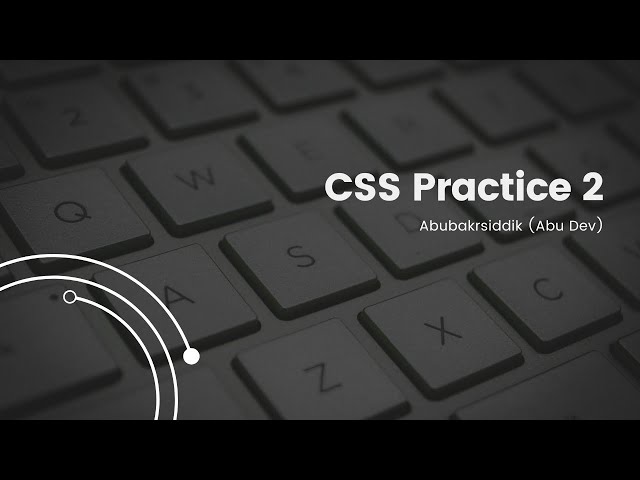 CSS Practice 2 (Google Landing Page). Google CSS
