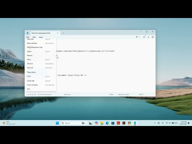 Hide Text using jQuery