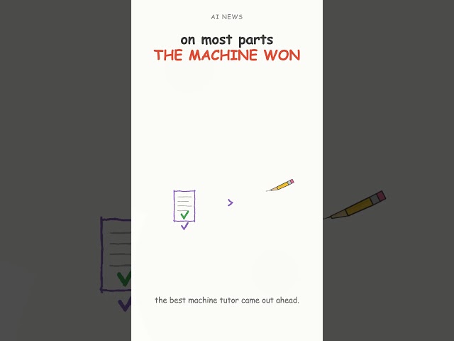 AI tutoring matched expert human tutoring, at about 900 times lower cost. #sketchthestack #ai #tech