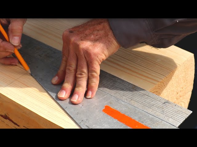 Complete Log Layout Pt 1,  Figure & Layout a Half Dovetail Notch  - Dovetail Log Cabin Build (Ep 24)