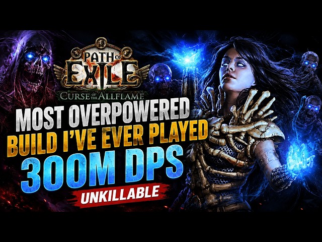 POE 3.29 - This Build is TOO MUCH! 300M DPS, Zero Button & UNKILLABLE? - Spectre Necromancer Build