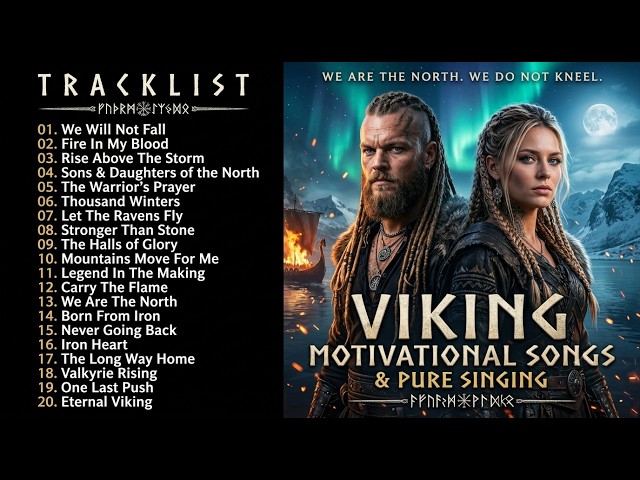 VIKING MOTIVATIONAL SONGS 2026 ⚔️ 20 Epic Tracks For Gym, Work & War  | 1+ Hour 💖