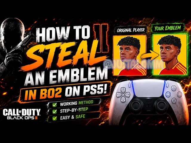 *GLITCH* EASIER WAY TO COPY CUSTOM EMBLEMS IN BLACK OPS 2! [PS4/PS5] BLACK OPS 2 EMBLEM GLITCH EASY!
