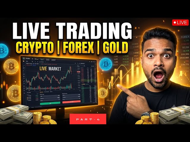 Day-4 🛑LIVE trading Gold/Btc/forex ! #livetrading #daytrading #forextrading 