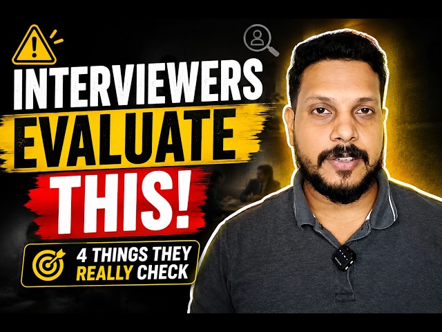 How Interviewers Evaluate Frontend Developers | 4 Things That Matter