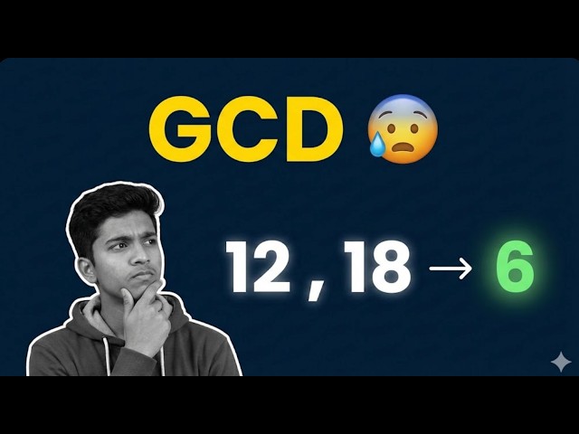Day 40 | GCD of Two Numbers – Simple Logic Asked in Interviews #coding #interview #programming