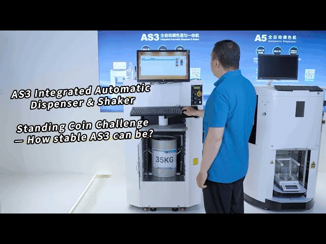 Santint AS3 Integrated Automatic Dispenser & Shaker Stability Test