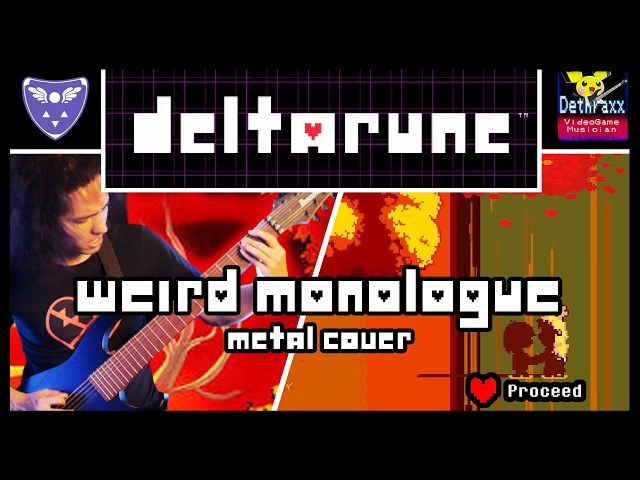 Weird Route Monologue | Metal Guitar Cover by Dethraxx \\ Deltarune (Lake Theme)