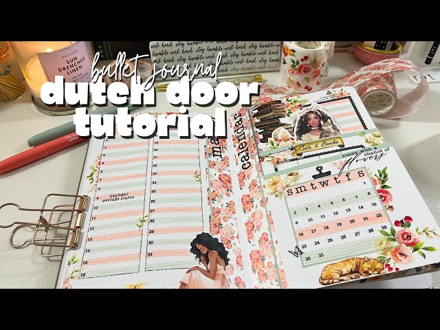 Bullet Journal Dutch Door Tutorial | The Washi Tape Shop