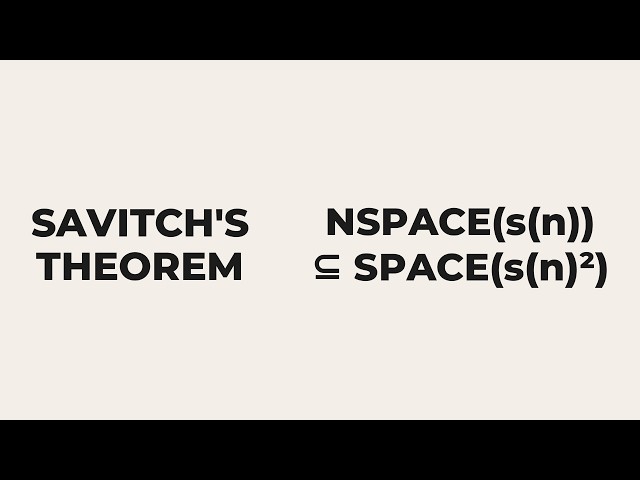 AAC 07 – TQBF, PSPACE-Completeness and Savitch’s Theorem | QBF to PSPACE