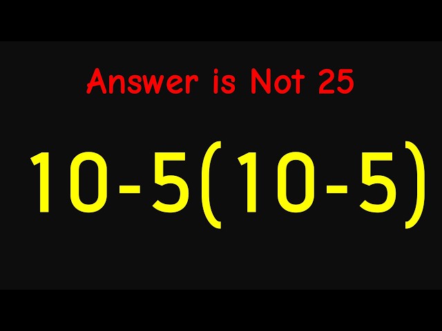 98% Get This PEMDAS Problem Wrong!
