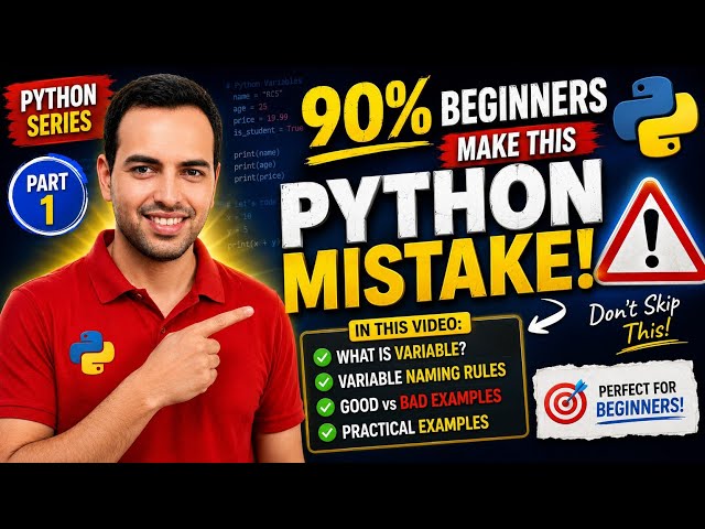 Python Variables in 04 Minutes 🔥 | 99% Beginners Make These Mistakes!