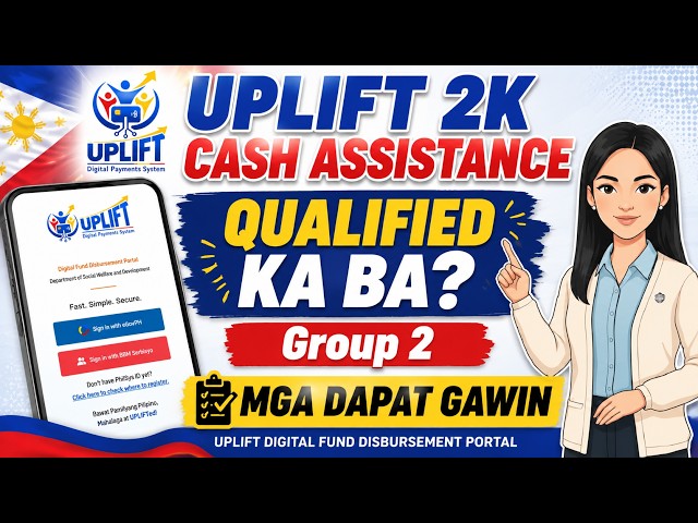 UPLIFT Group 2: Paano Mag-Register sa Digital Fund Disbursement Portal gamit ang eGovPH|BBM Serbisyo
