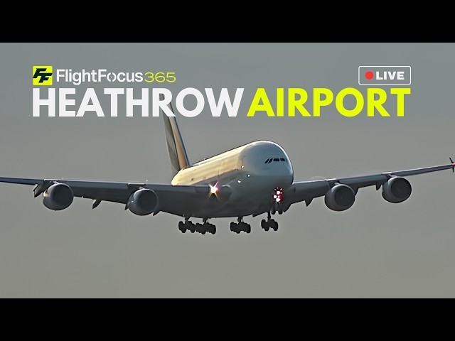 Heathrow Airport Live -  WINDY Friday 23rd October 2026