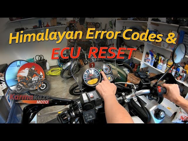 How To: EFI Error Codes & Reset the ECU on Royal Enfield Himalayan
