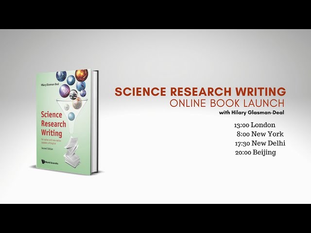 Science Research Writing (2nd ed) - Online Book Launch